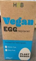 Amount of sugar in Vegan egg replacer