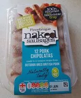 Sugar and nutrients in Naked sausages