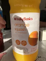 Amount of sugar in Orange squash