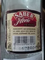 Sugar and nutrients in Saber florio