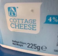 Amount of sugar in cottage cheese