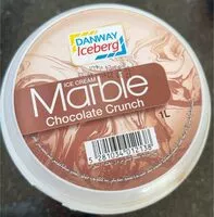 Amount of sugar in Ice cream marble chocolate crunch
