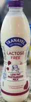Amount of sugar in Taanayel Les Fermes Lactose Free Low Fat Pasteurized Milk