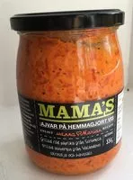 Amount of sugar in Mama's: Ajvar Mild Roasted Red Pepper Spread - 550G