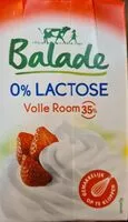 Amount of sugar in Balade Zéro Lactose Crème entière