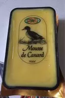 Amount of sugar in Mousse de canard