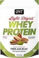 Amount of sugar in QNT Light Digest Whey Protein Pistachio 500 GR