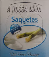 Amount of sugar in Saquetas açúcar branco