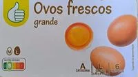 Amount of sugar in Ovos frescos grandes