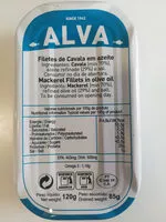 Amount of sugar in Filetes de Cavala em azeite