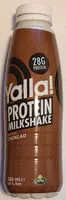 Amount of sugar in Yalla! Protein Milkshake Choklad