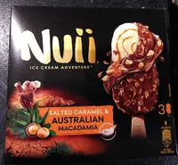 Amount of sugar in Nuii Salted Caramel & Australian Macadamia Ice Cream