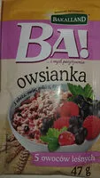 Amount of sugar in Owsianka z 5 owocami leśnymi