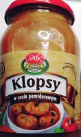 Amount of sugar in Klopsy w sosie pomidorowym