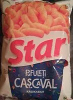 Amount of sugar in Corn Puffs Star W Cascaval 90G 1 / 20 1.6KG / Box