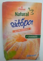 Amount of sugar in Natural sütőpor