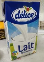 Amount of sugar in Lait demi-écrémé UHT