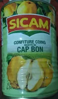 Amount of sugar in confiture coing recette du Cap Bon