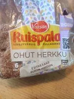 Amount of sugar in Ruispalat Ohut Herkku