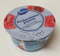 Amount of sugar in Kreikkalainen jogurtti vadelma-granaattiomena