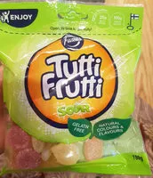 Amount of sugar in Tutti Frutti Sour
