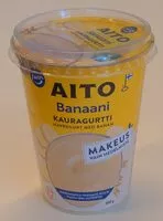 Amount of sugar in Aito kauragurtti banaani