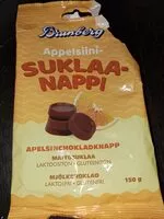 Amount of sugar in Brunberg Appelsiini Suklaanappi