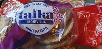 Amount of sugar in Taika Ohut Moniviljapaahtoleipä