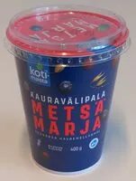 Amount of sugar in Kauravälipala metsämarja