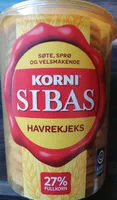 Amount of sugar in Korni Sibas
