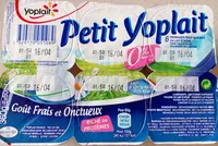 Amount of sugar in Petit Yoplait 0%
