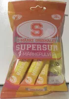 Amount of sugar in Supersur S-Mãrkepulver