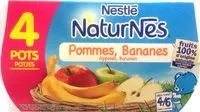 Amount of sugar in NESTLÉ NATURNES Purée bébé Pommes Bananes -4x130g -Dès 4/6 mois