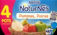 Amount of sugar in NESTLÉ NATURNES Purée bébé Pommes Poires -4x130g -Dès 4/6 mois