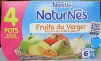 Amount of sugar in NESTLÉ NATURNES Purée bébé Fruits du Verger -4x130g -Dès 6 mois