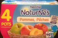 Amount of sugar in NESTLÉ NATURNES Purée bébé Pommes Pêches -4x130g -Dès 4/6 mois
