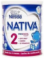 Amount of sugar in Nativa 2