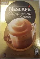 Instant powder for cappuccino with chocolate