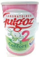 Amount of sugar in Lait Guigoz confort 2