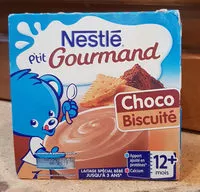 Amount of sugar in P'tit Gourmand choco biscuité