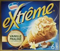 Amount of sugar in Extrême Original Cône Vanille Praliné