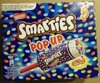 Amount of sugar in Smarties Pop'up