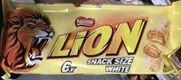 Amount of sugar in LION White - Barres chocolatées 6x30g
