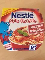 Amount of sugar in NESTLÉ P'tite Recette Spaghetti à la bolognaise