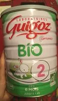 Amount of sugar in GUIGOZ 2 BIO 800g 2ème âge dès 6 mois