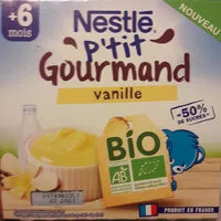 Amount of sugar in NESTLÉ P'tit GOURMAND BIO saveur Vanille 4x90g
