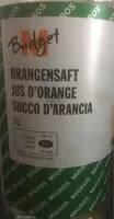 Amount of sugar in Jus d'orange