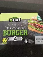 Amount of sugar in Plant-based burger