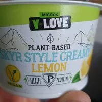 Amount of sugar in Plant-based Skyr style creamy lemon