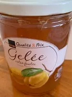 Amount of sugar in Gelée coings extra fruitée